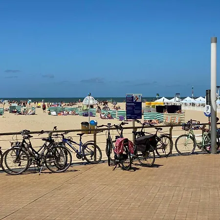 Panoramic View On Beach, Ships, Sea - Place To Be Apartament Ostenda