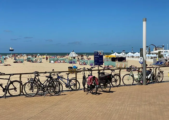 Panoramic View On Beach, Ships, Sea - Place To Be Appartement Oostende
