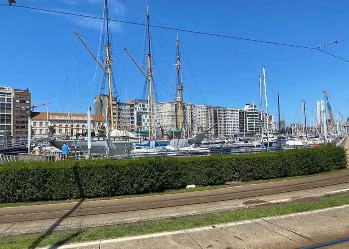 Panoramic View On Beach, Ships, Sea - Place To Be * Oostende