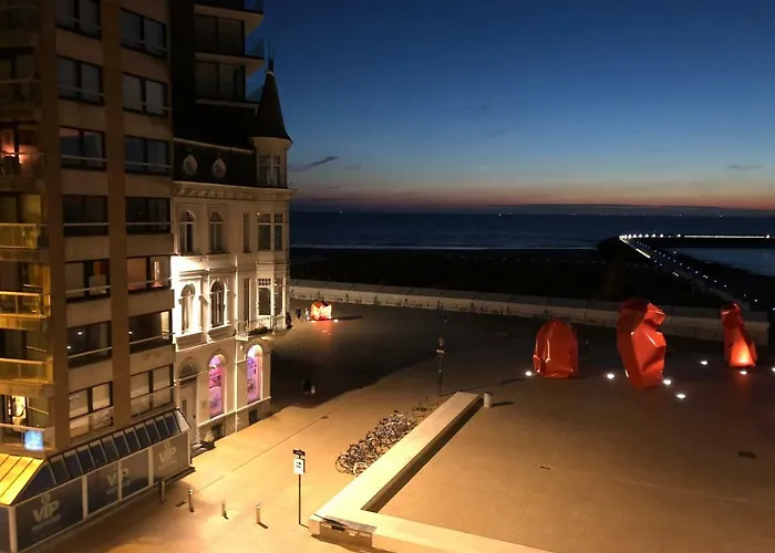 Panoramic View On Beach, Ships, Sea - Place To Be * Oostende